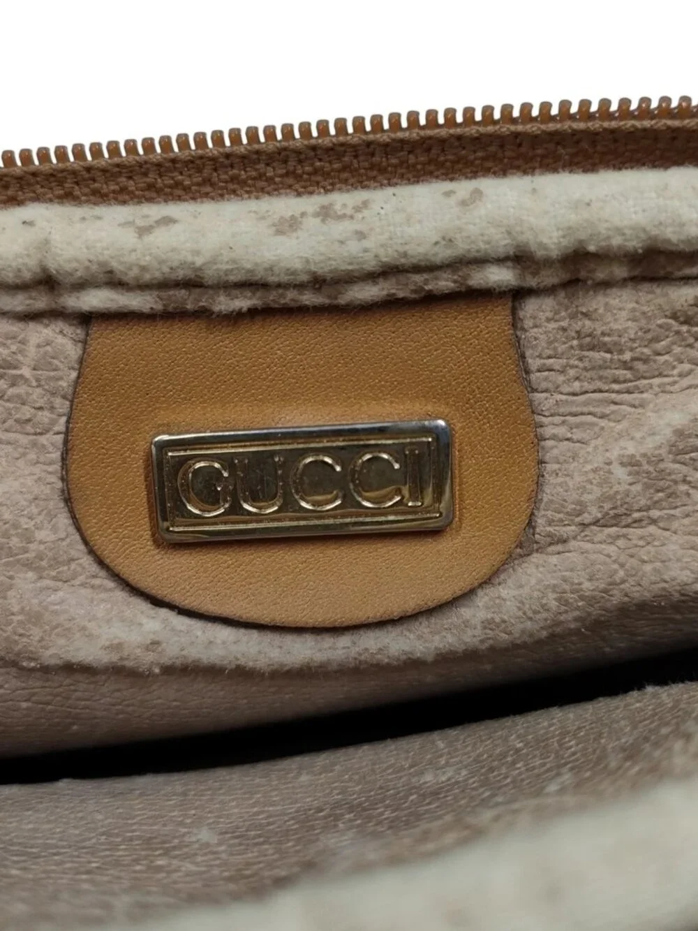 (L2) Gucci Crossbody Bag Brown PVC